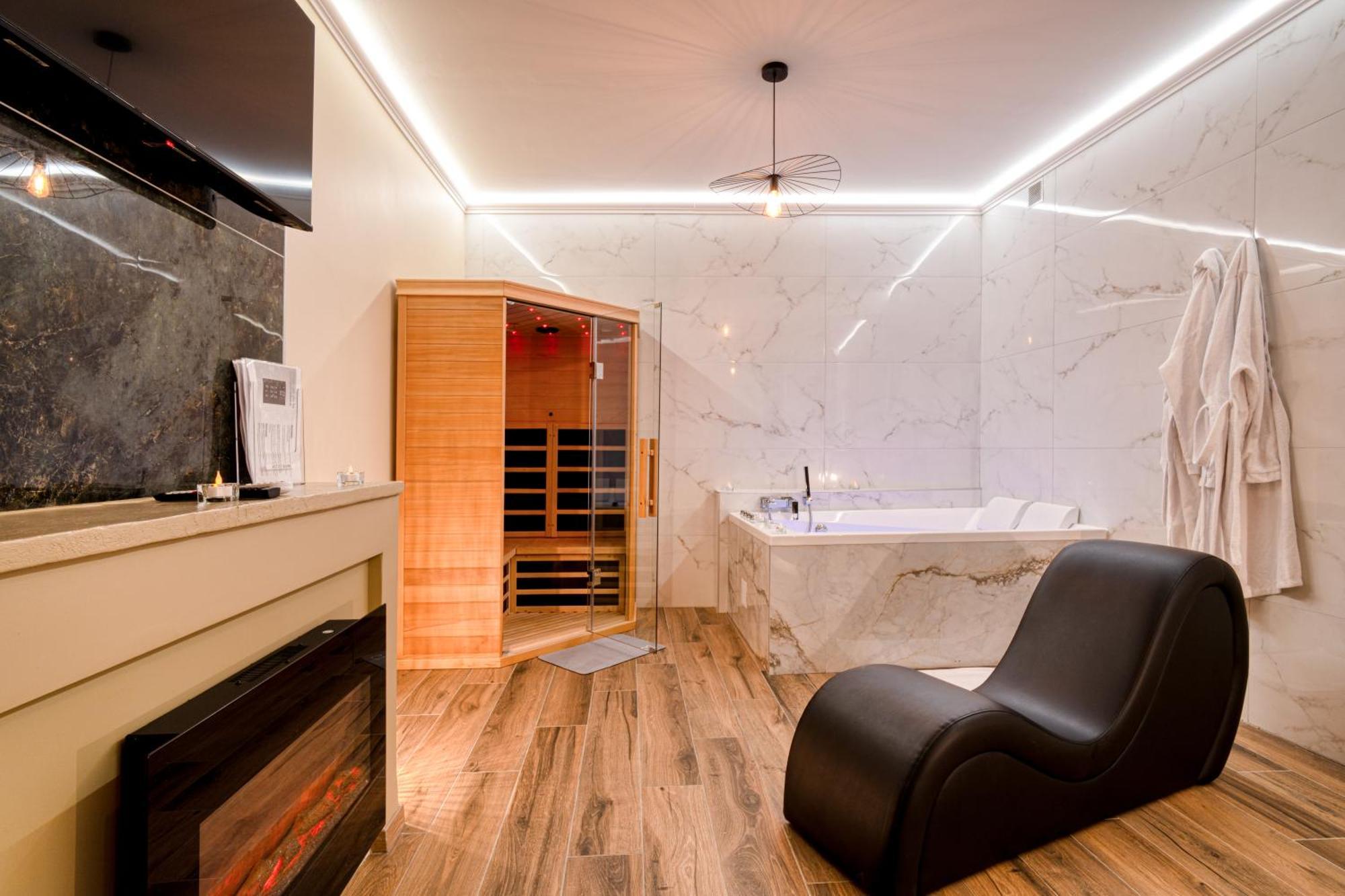 Apartment Intime Et Sauna Au Coeur De